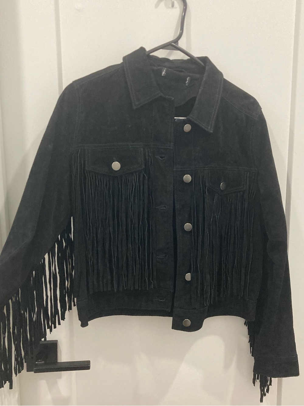 Suede Fringe Jacket - Picture 2 of 3